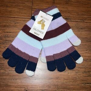 🔥5/$25 NWT Women’s Touchtech Stripe Gloves